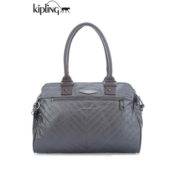 Mala de Senhora Shiny Grey SUNBEAM Kipling - Ref. 187.K12010V66