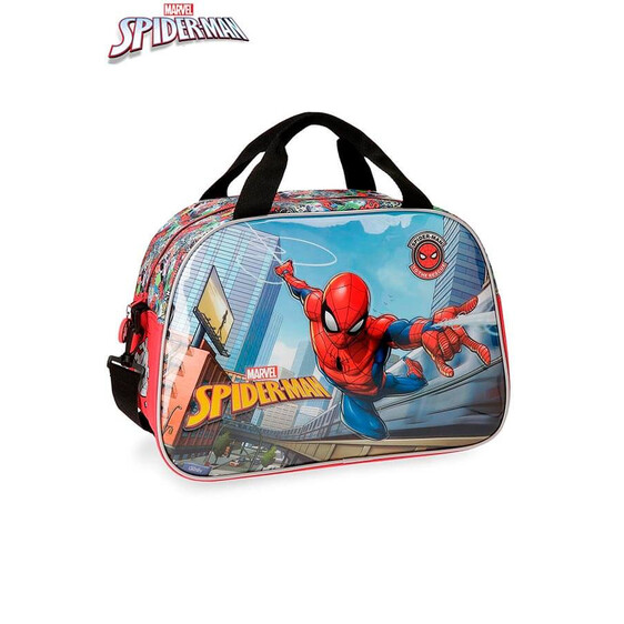 Saco de Viagem 40 cm Multicolor Spiderman Grafiti - Ref. 186.2253261