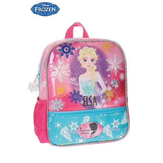 Mochila Pré-Escolar 28cm Multicolor Frozen Elsa-Ref.186.28521