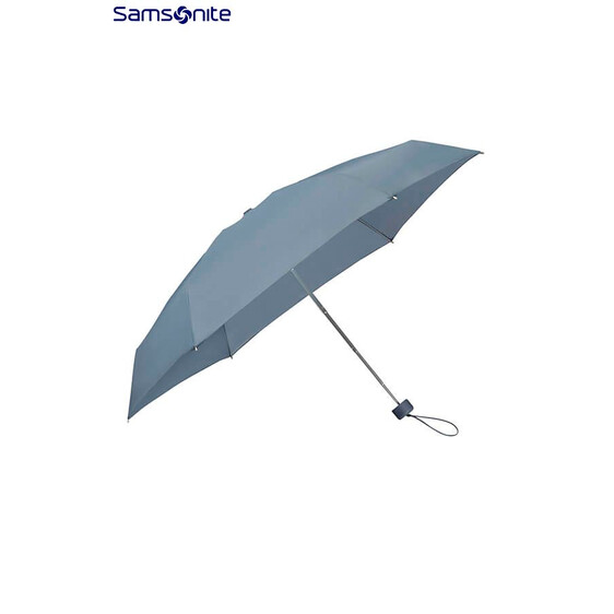 Samsonite Guarda-Chuva Dobrável Feminino Manual MINIPLI COLORI S Charcoal Blue - Ref. 92CJ600501