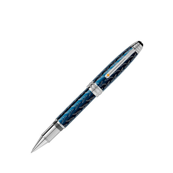 Rollerball Montblanc Meisterstück Le Petit Prince Solitaire LeGrand Azul - Ref. 238.118066