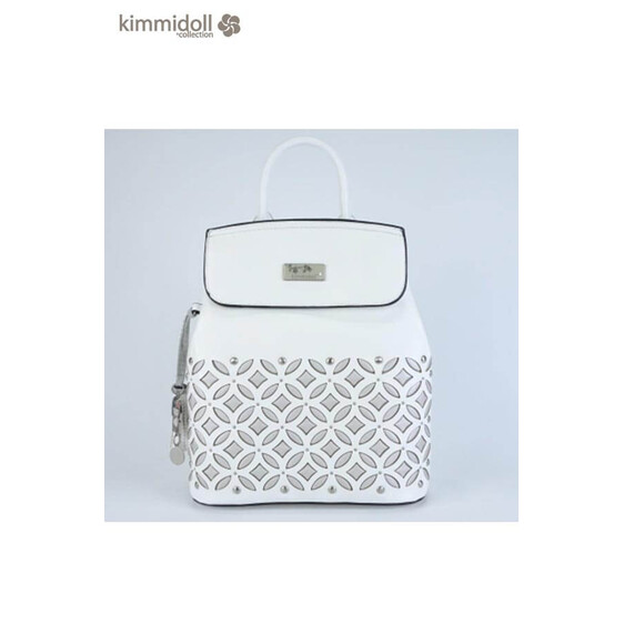 Kimmidoll Mochila Casual Branco Sayaka - Ref. 280.2867501BR