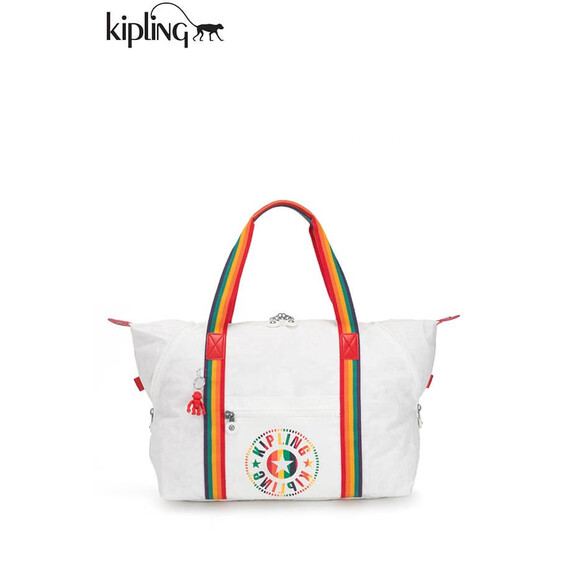 Kipling Mala de Senhora Rainbow White ART M - Ref. 187.KI252228Q-1