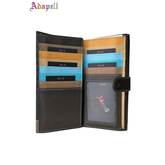 Adapell Carteira de Senhora CLAUDINE Castanho - Ref. 282.3955-2