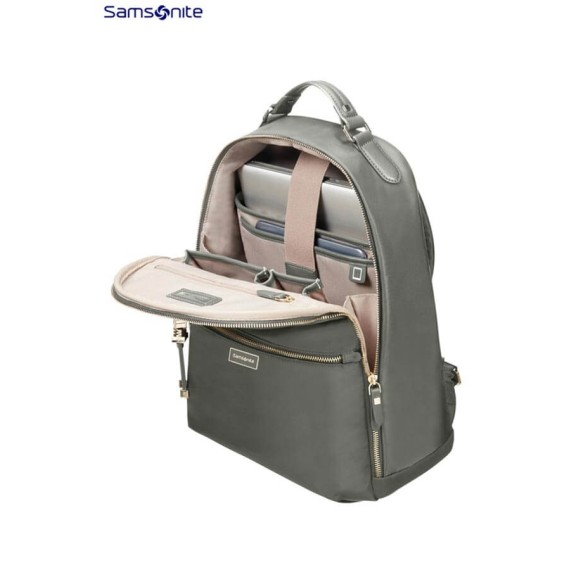 Samsonite Mochila Para Portátil 14.1” KARISSA Biz Gunmetal Green - Ref. 9260N00638 Samsonite Mochila Para Portátil 14.1” KARISSA Biz Gunmetal Green - Ref. 9260N00638