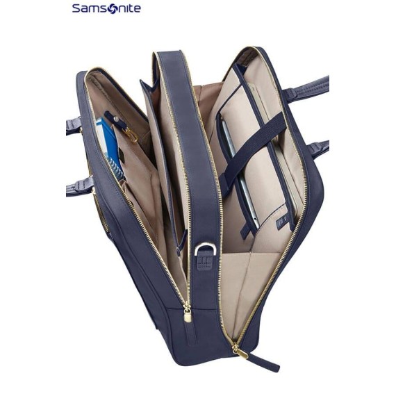 Samsonite Pasta Para Portátil 15.6” ZALIA Azul Escuro - Ref. 9285D00511