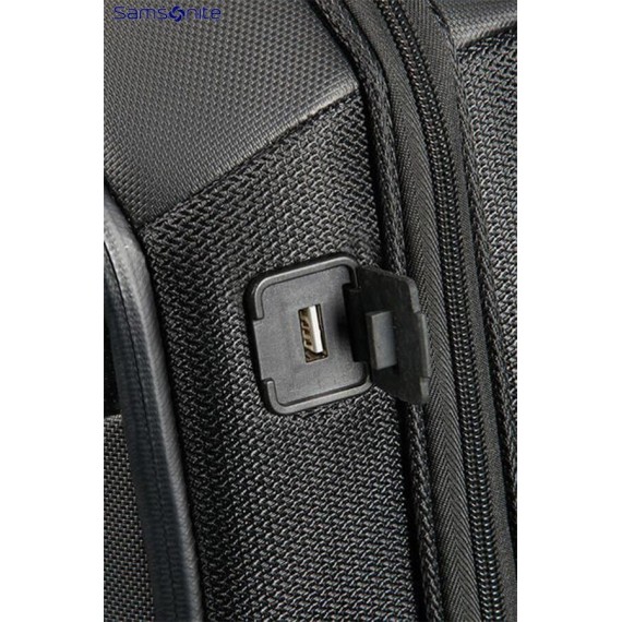 Samsonite Mala/Trolley de Viagem Cabine 4 Rodas Spinner 55cm Expansível X- RISE Preto - Ref. 92CH200109 Samsonite Mala/Trolley de Viagem Cabine 4 Rodas Spinner 55cm Expansível X- RISE Preto - Ref. 92CH200109