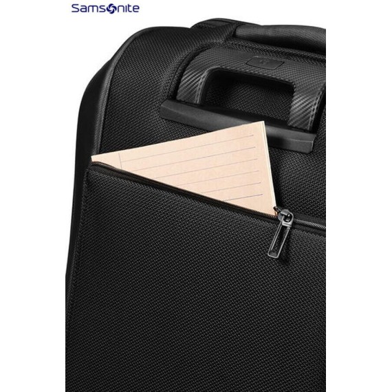 Samsonite Mala/Trolley de Viagem Média 4 Rodas Spinner 67cm Expansível X- RISE Preto - Ref. 92CH200309