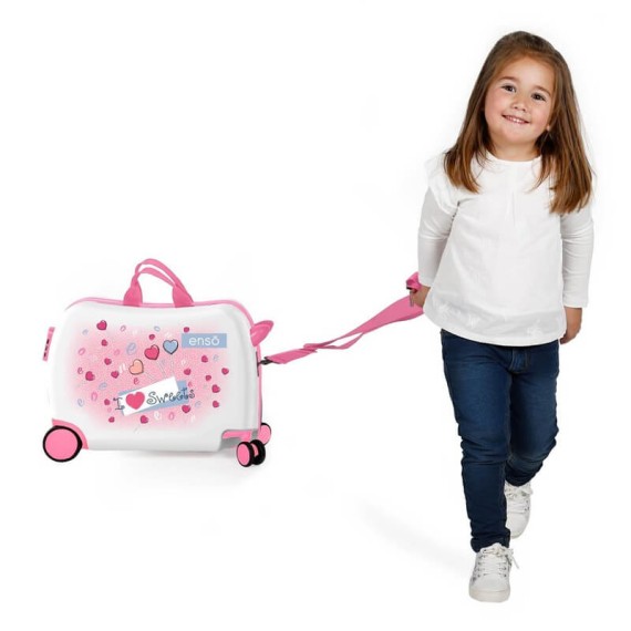 Mala de Viagem Infantil 4 Rodas ENSO Sweets Multicolor | Ref. 186.9289864 Mala de Viagem Infantil 4 Rodas ENSO Sweets Multicolor | Ref. 186.9289864