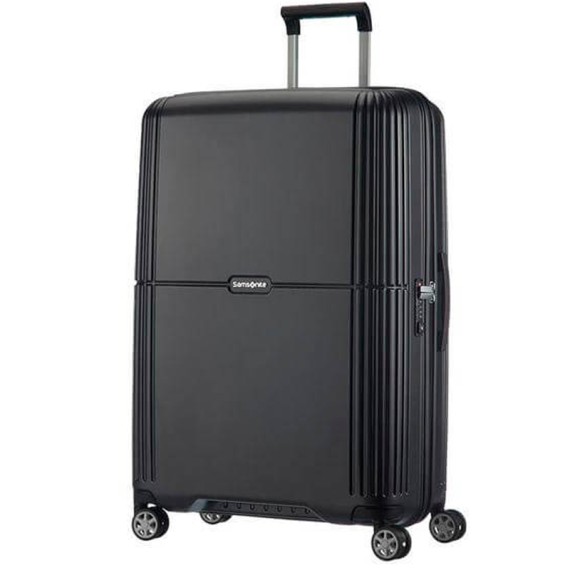 SAMSONITE Mala de Viagem / Trolley Grande 75cm 4 Rodas Orfeo Preta | Ref. 92CC400319