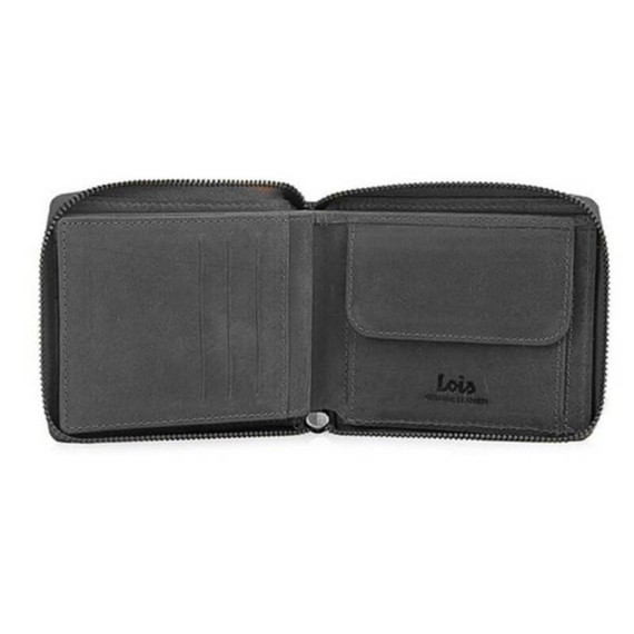 Lois Carteira Porta-Notas com fecho TUCSON Azul - Ref. 237.1170903