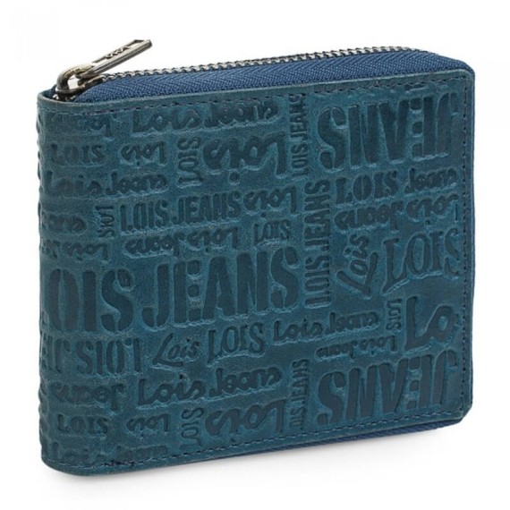 Lois Carteira Porta-Notas com fecho TUCSON Azul - Ref. 237.1170903