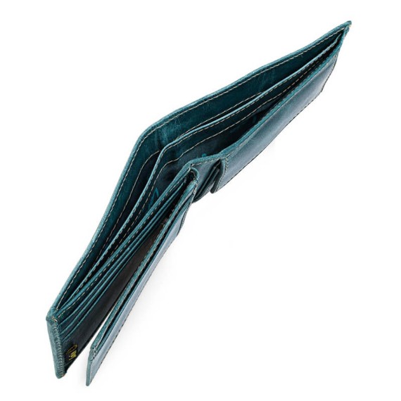 Lois Carteira Porta-Notas Horizontal com Porta-Moedas SEVIER Azul - Ref. 237.1231103