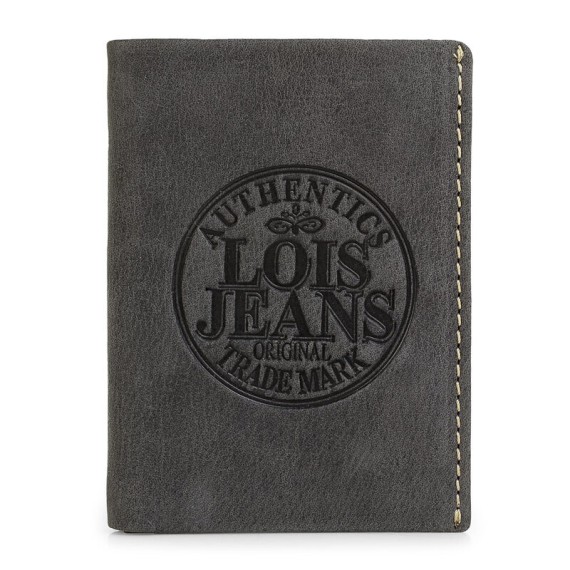 Lois Carteira Porta-Notas Vertical com Porta-Moedas SEVIER Preto - Ref. 237.1231801 Lois Carteira Porta-Notas Vertical com Porta-Moedas SEVIER Preto - Ref. 237.1231801
