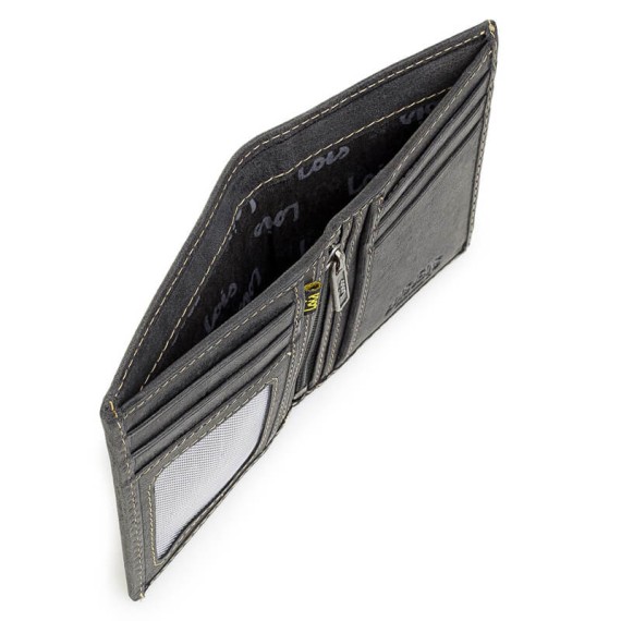 Lois Carteira Porta-Notas Vertical com Porta-Moedas SEVIER Preto - Ref. 237.1231801 Lois Carteira Porta-Notas Vertical com Porta-Moedas SEVIER Preto - Ref. 237.1231801