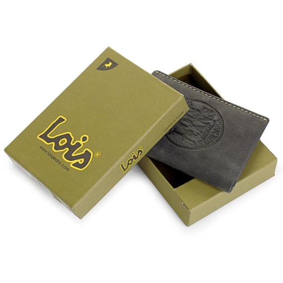 Lois Carteira Porta-Notas Vertical com Porta-Moedas SEVIER Preto - Ref. 237.1231801 Lois Carteira Porta-Notas Vertical com Porta-Moedas SEVIER Preto - Ref. 237.1231801