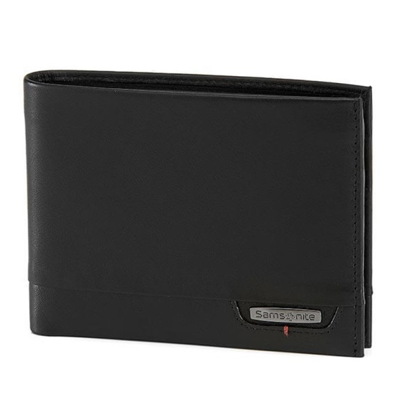 Samsonite Carteira Porta-Notas Sem Porta-Moedas PRO-DLX 4S SLG Black - Ref. 9291D00509