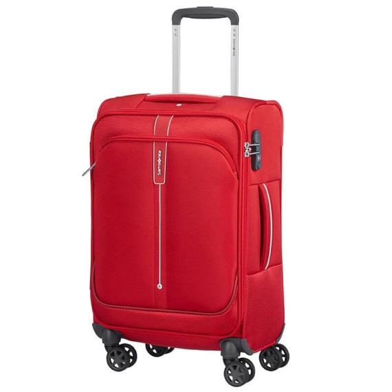 Samsonite Mala/Trolley Cabine 55cm 4 Rodas Spinner POPSODA Vermelho -  Ref. 92CT400200