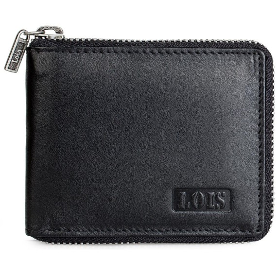 Lois Carteira Porta-Notas com fecho CUMBERLAND Preto - Ref. 237.20130901