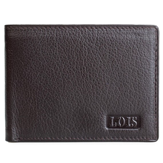 Lois Carteira Porta-Notas Horizontal com Porta-Moedas CUMBERLAND Castanho - Ref. 237.20130802