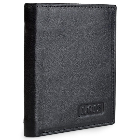 Lois Carteira Porta-Notas Vertical com Porta-Moedas CUMBERLAND Preto - Ref. 237.20131801