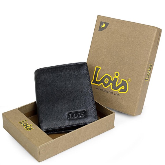 Lois Carteira Porta-Notas Vertical com Porta-Moedas CUMBERLAND Preto - Ref. 237.20131901 Lois Carteira Porta-Notas Vertical com Porta-Moedas CUMBERLAND Preto - Ref. 237.20131901
