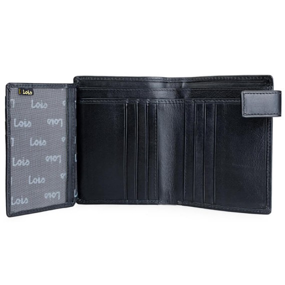 Lois Carteira Porta-Notas Vertical CUMBERLAND Preto - Ref. 237.20133201