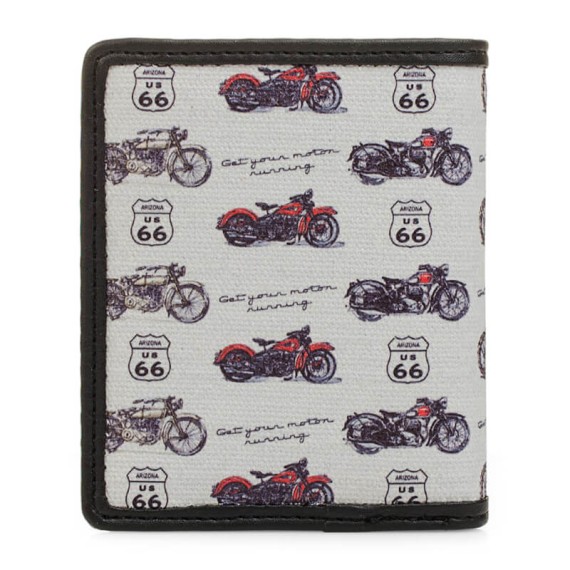 Route 66 Carteira Porta-Notas Vertical com Porta-Moedas WISCONSIN Preto - Ref. 237.R1190601 Route 66 Carteira Porta-Notas Vertical com Porta-Moedas WISCONSIN Preto - Ref. 237.R1190601