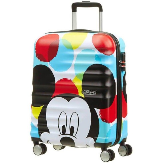 American Tourister Mala/Trolley de Cabine 4 Rodas 55cm Wavebreaker Disney Mickey Close-Up - Ref. 9231C00112