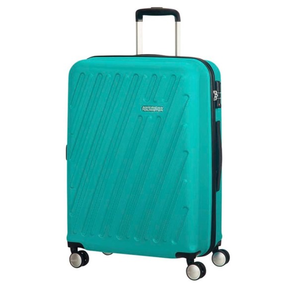 American Tourister Mala de Viagem / Trolley Grande 76cm 4R HYPERCUBE Turquesa | Ref. 9225G90821