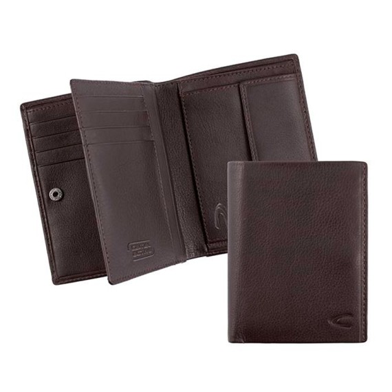 Camel Active Carteira Porta-Notas Tradicional ao Alto com Porta-Moedas ATLANTA Castanha | Ref. 9124970529