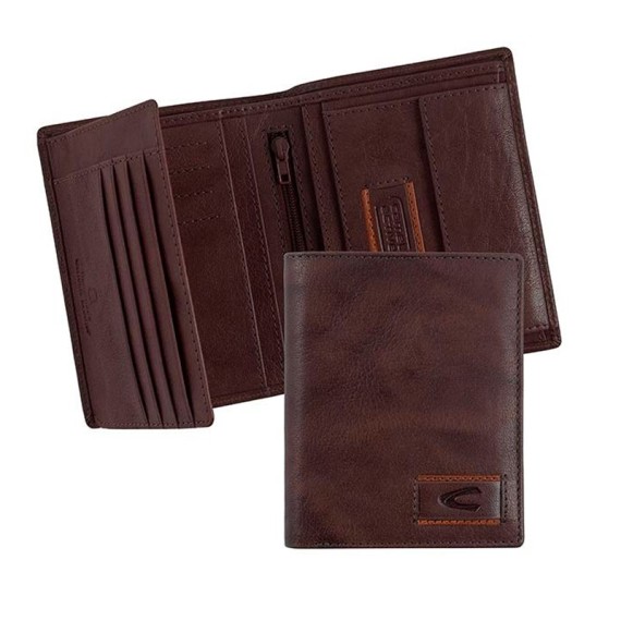 Camel Active Carteira Porta-Notas Tradicional com Porta-Moedas PANAMA Castanha | Ref. 9125070529