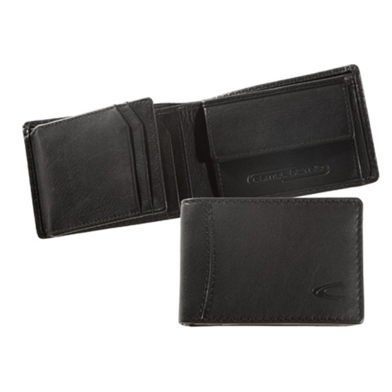 CAMEL ACTIVE Carteira Pequena com Porta-Moedas Cordoba Preta | Ref. 9113370260 - 000586