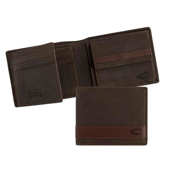 Camel Active Carteira Porta-Notas Tradicional com Porta-Moedas TAIPEH Castanha | Ref. 9127470329