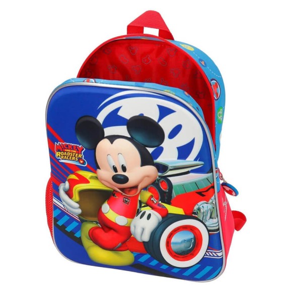 Mochila Escolar Adaptável 33cm MICKEY WORLD Multicolor | Ref. 186.23622B1