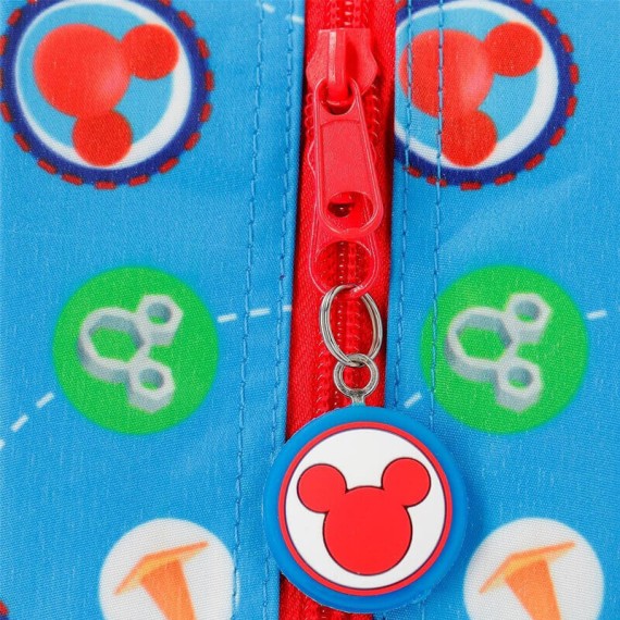 Mochila Escolar Adaptável 33cm MICKEY WORLD Multicolor | Ref. 186.23622B1