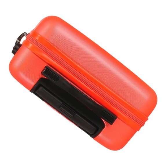 Roll Road Mala de Cabine / Trolley 55cm 4 Rodas FLEX Coral | Ref. 186.5849465A