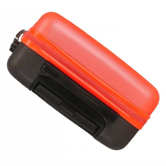 Roll Road Mala/Trolley de Cabine 4 Rodas Spinner 55cm FLEX Coral/Antracite - Ref. 186.5849467A(6)