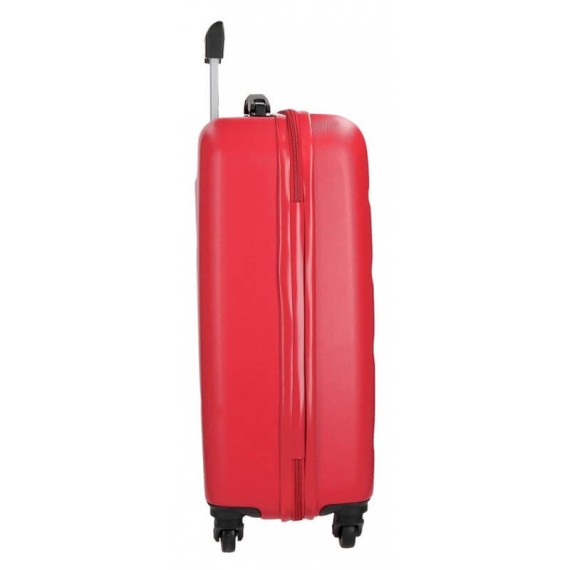 Mala de Cabine / Trolley 55cm 4 Rodas ROLL ROAD Flex Vermelha | Ref. 186.5849464A