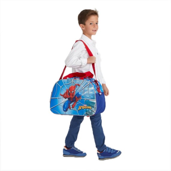 Saco de Viagem 40cm SPIDERMAN STREET Azul - Ref. 186.2383261(1) Saco de Viagem 40cm SPIDERMAN STREET Azul - Ref. 186.2383261(1)