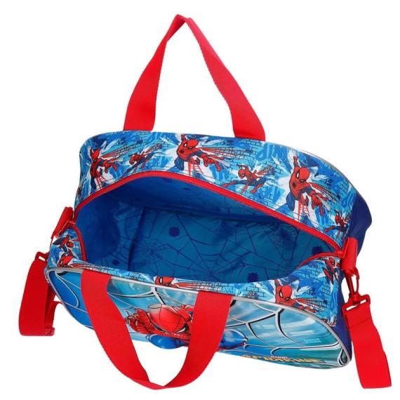 Saco de Viagem 40cm SPIDERMAN STREET Azul - Ref. 186.2383261(2) Saco de Viagem 40cm SPIDERMAN STREET Azul - Ref. 186.2383261(2)