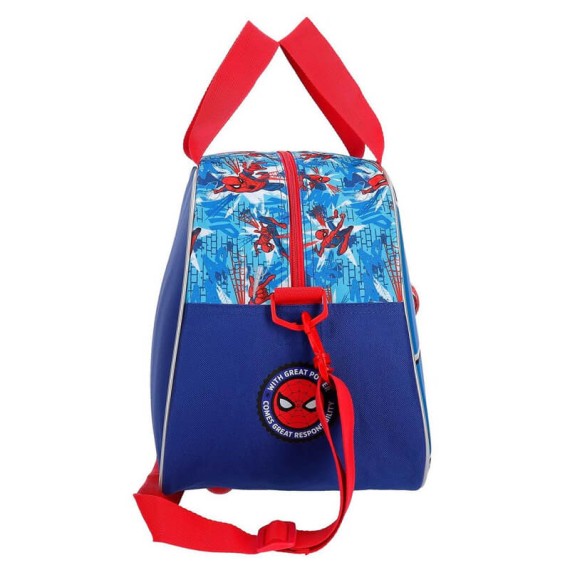 Saco de Viagem 40cm SPIDERMAN STREET Azul - Ref. 186.2383261(3) Saco de Viagem 40cm SPIDERMAN STREET Azul - Ref. 186.2383261(3)