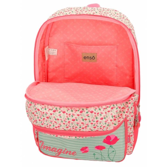 Mochila Escolar 46cm Adaptável Enso IMAGINE Rosa | Ref. 186.92124B1 Mochila Escolar 46cm Adaptável Enso IMAGINE Rosa | Ref. 186.92124B1