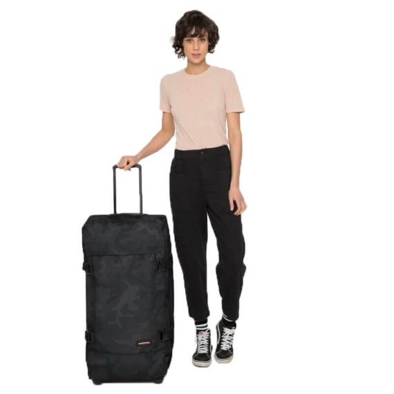 Mala/Trolley de Viagem Grande 2 Rodas Upright 79cm Eastpak TRANVERZ L Tonal Camo Dark - Ref. 267.63L16Z(1) Mala/Trolley de Viagem Grande 2 Rodas Upright 79cm Eastpak TRANVERZ L Tonal Camo Dark - Ref. 267.63L16Z(1)