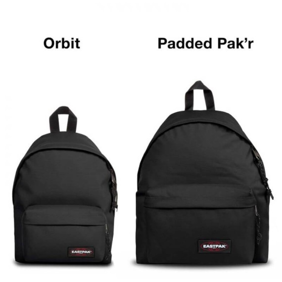 Mochila Pequena EASTPAK Orbit XS Preta | Ref. 267.043008