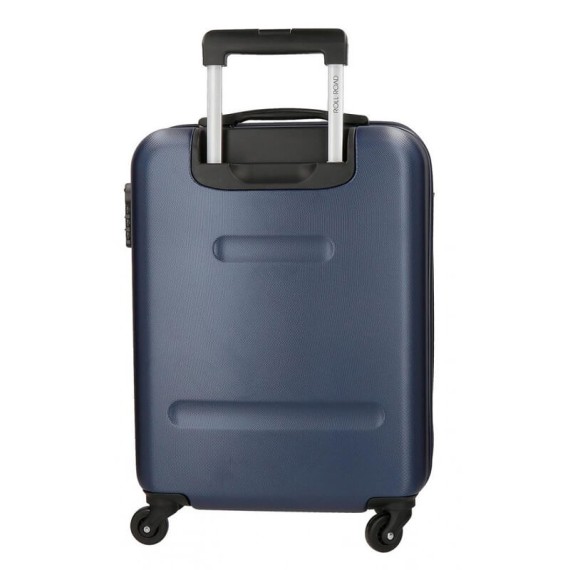 Roll Road Mala/Trolley de Cabine 55cm 4 Rodas Spinner FLEX Azul Marinho - Ref. 186.5849462A(4)