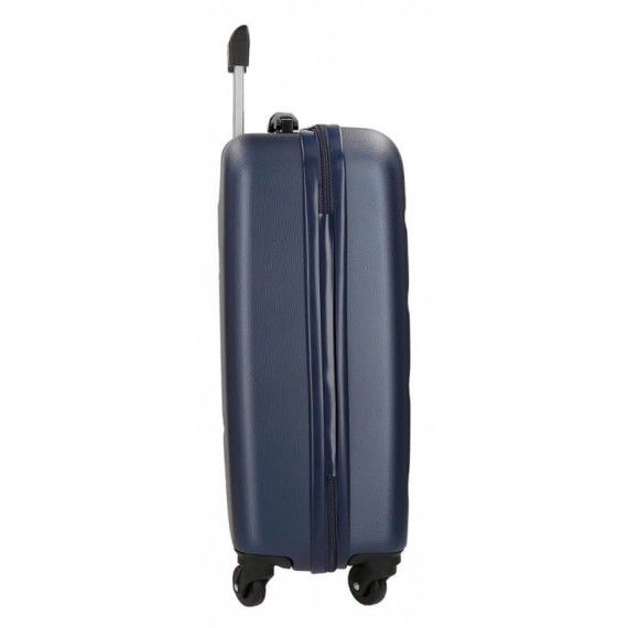 Roll Road Mala/Trolley de Cabine 55cm 4 Rodas Spinner FLEX Azul Marinho - Ref. 186.5849462A(5)
