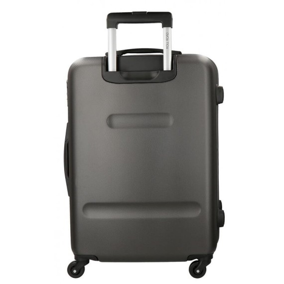 Mala de Viagem / Trolley Médio 65cm 4 Rodas ROLL ROAD Flex Antracite | Ref. 186.5849461B