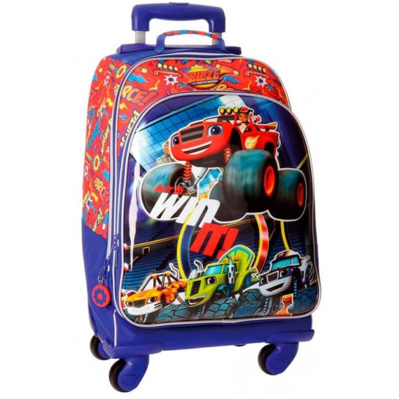 Trolley de Viagem / Mochila com 4 Rodas BLAZE Azul | Ref. 186.2732851