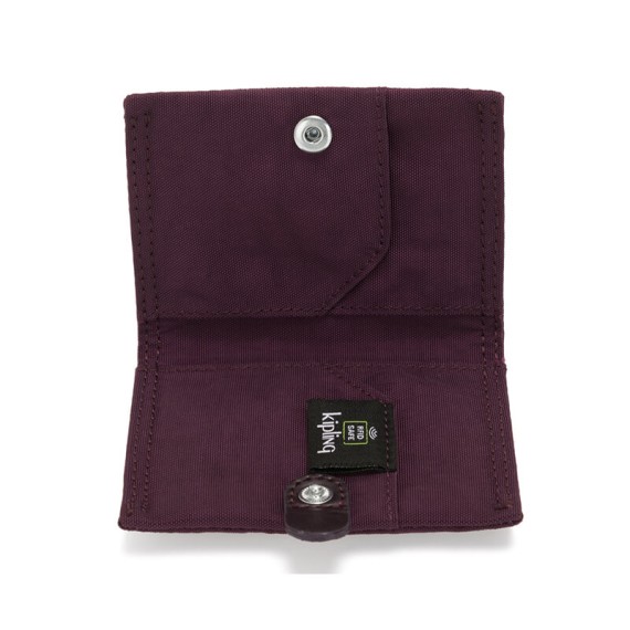 Kipling Carteira CARD KEEPER Dark Plum - Ref. 187.KI545751E(1)